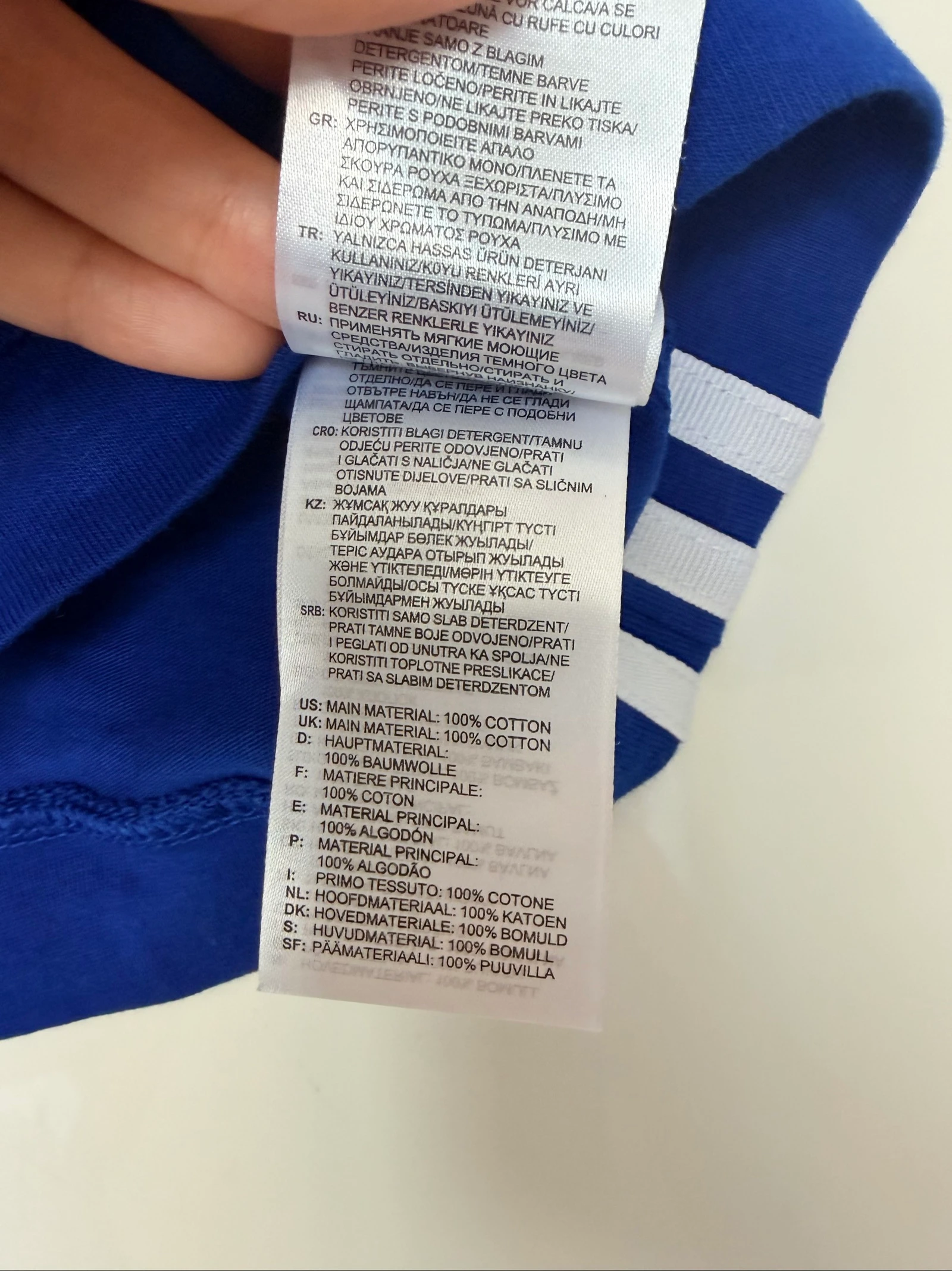 Adidas sport crop top – blauw – nooit gedragen – maat XS – photo 5